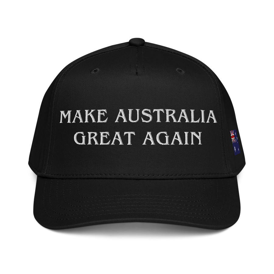 Australia Black Hat — White MAGA (Premium Edition)