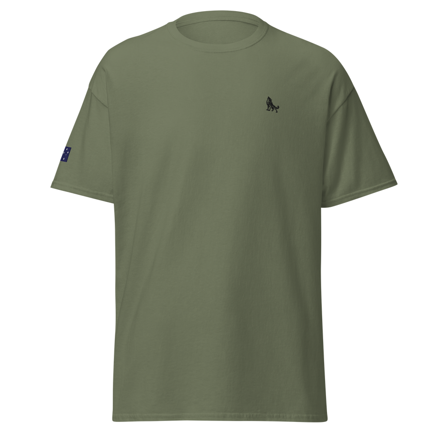 Australia Classic Tee — Black Wolf (Premium)