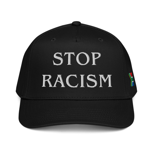 South Africa Black Hat — White Stop Racism (Premium Edition)