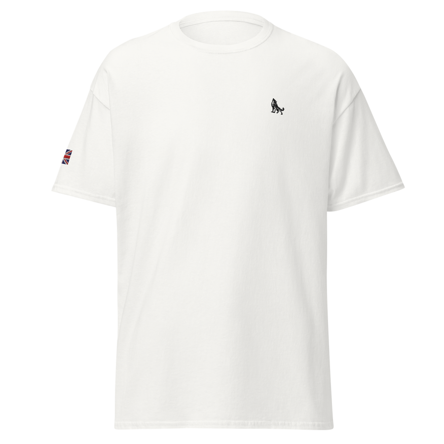 UK Classic Tee — Black Wolf (Premium)
