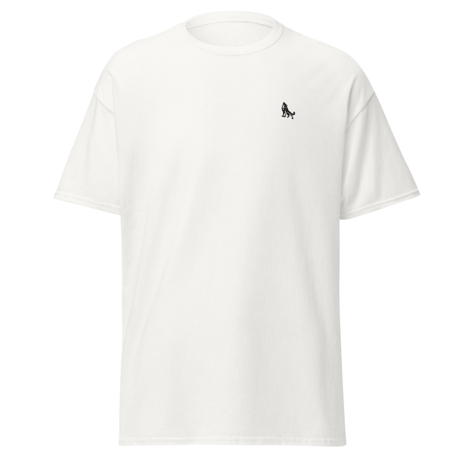 Wolfhunter Signature Tee — Black Wolf (Premium)